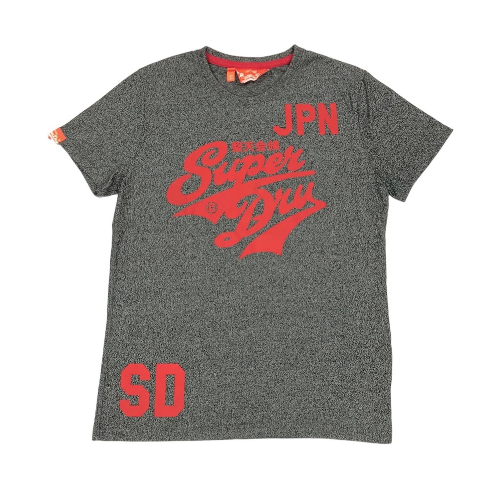SuperDry Vintage Gray Tee T-Shirt Men's Size Large JPN